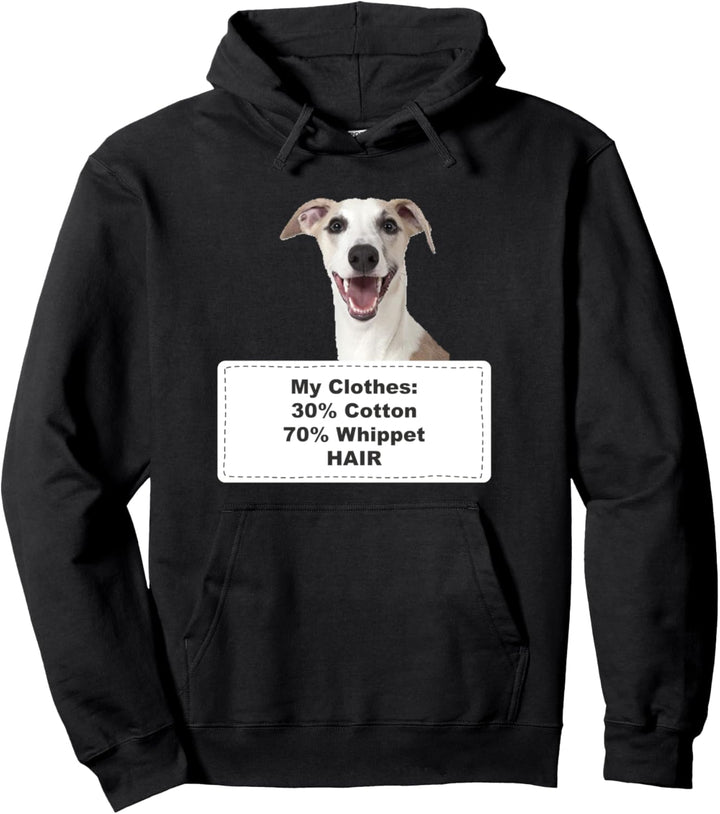 Funny Shedding Dog Whippet Pullover Hoodie