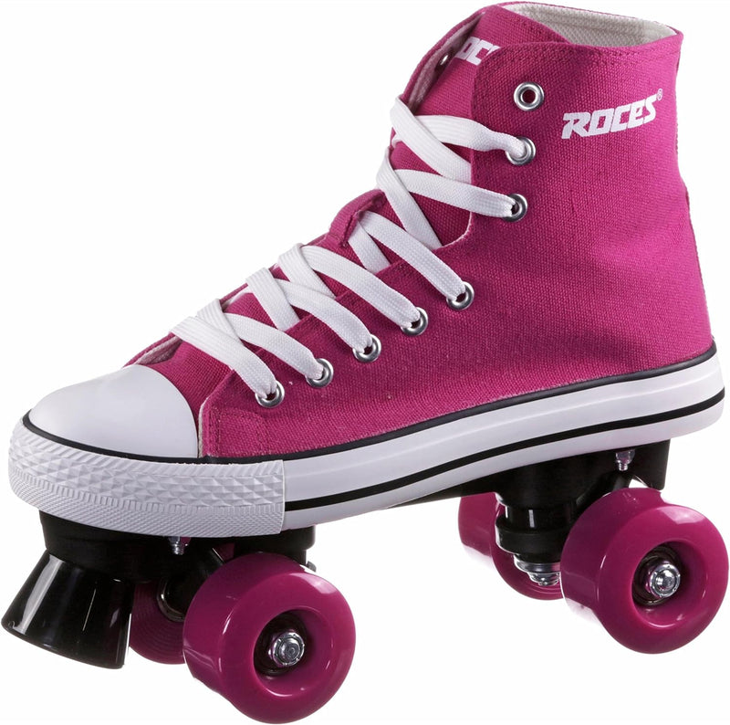 Roces Kinder Chuck Classic Roller Rollerskates/Rollschuhe Street 36 deep pink, 36 deep pink