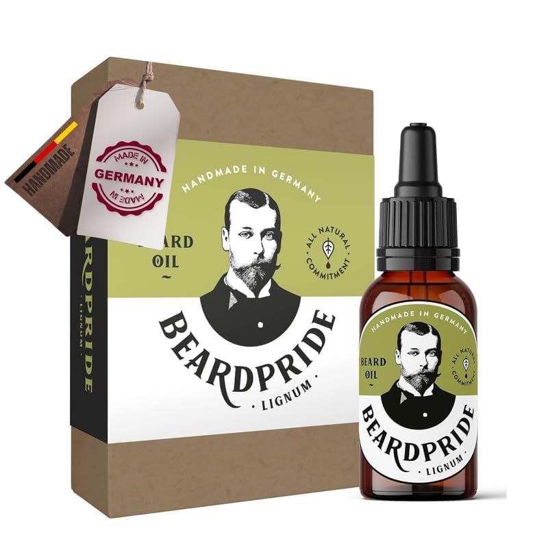 BEARDPRIDE Bio Bartöl Herren I Original Bart Öl aus dem Barbershop I Bartpflege Öl für weichen Bart