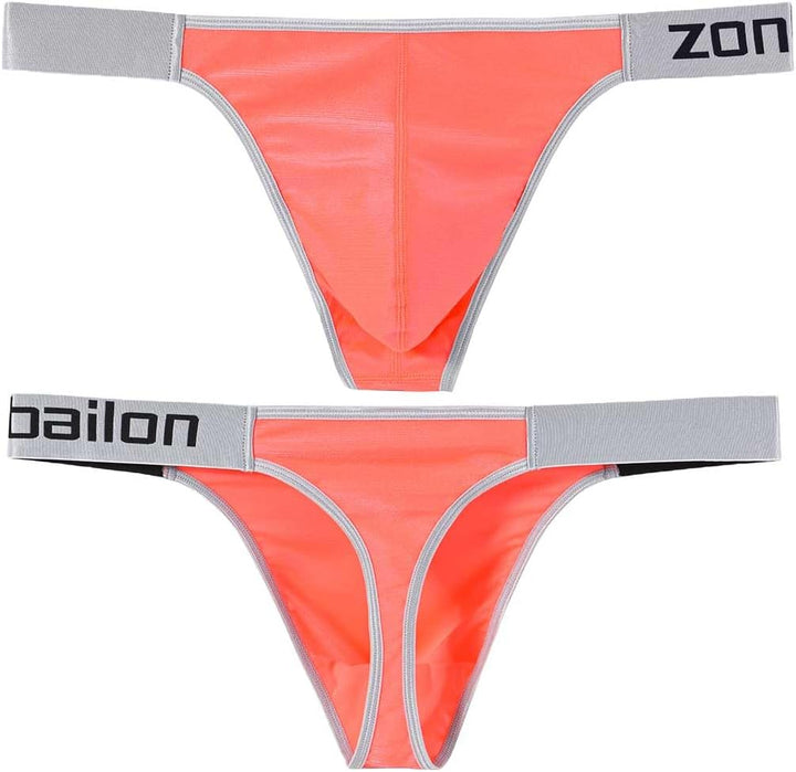 BIATWOWR Herren String Tanga Sexy Slips Unterwäsche Männer mit Weichem und Bequemem Stoff Viel Platz