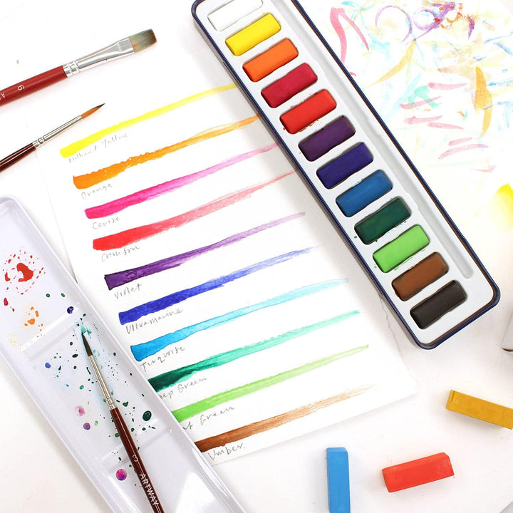 Artway - Zeichenset - Ideales Zeichenset für Realschule und Gymnasium Kunst-/Kreativkurse - A4 A4 -