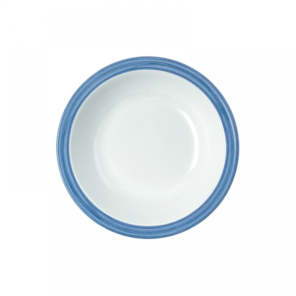 WACA 1926 Suppenteller Kunststoffteller 600 ml Dm 205 mm, Farbe:Bistro blau, Bistro Blau