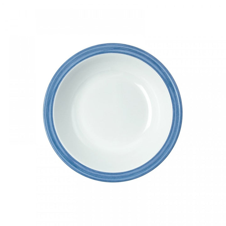 WACA 1926 Suppenteller Kunststoffteller 600 ml Dm 205 mm, Farbe:Bistro blau, Bistro Blau