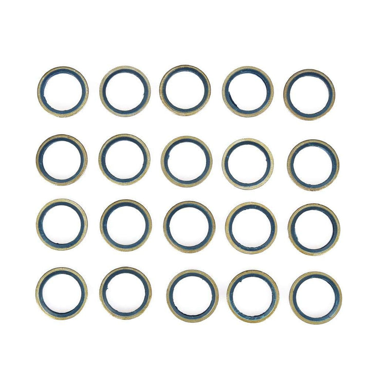 240pcs Dichtring Kupfer Unterlegscheiben gummidichtung Ölring Ablassschraube Dichtung Kombination Bo