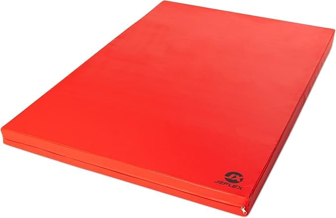 Jeflex - Weichbodenmatte & Turnmatte 200 x 100 x 8 cm MADE IN GERMANY/Gymnastikmatte tragbar/platzsp