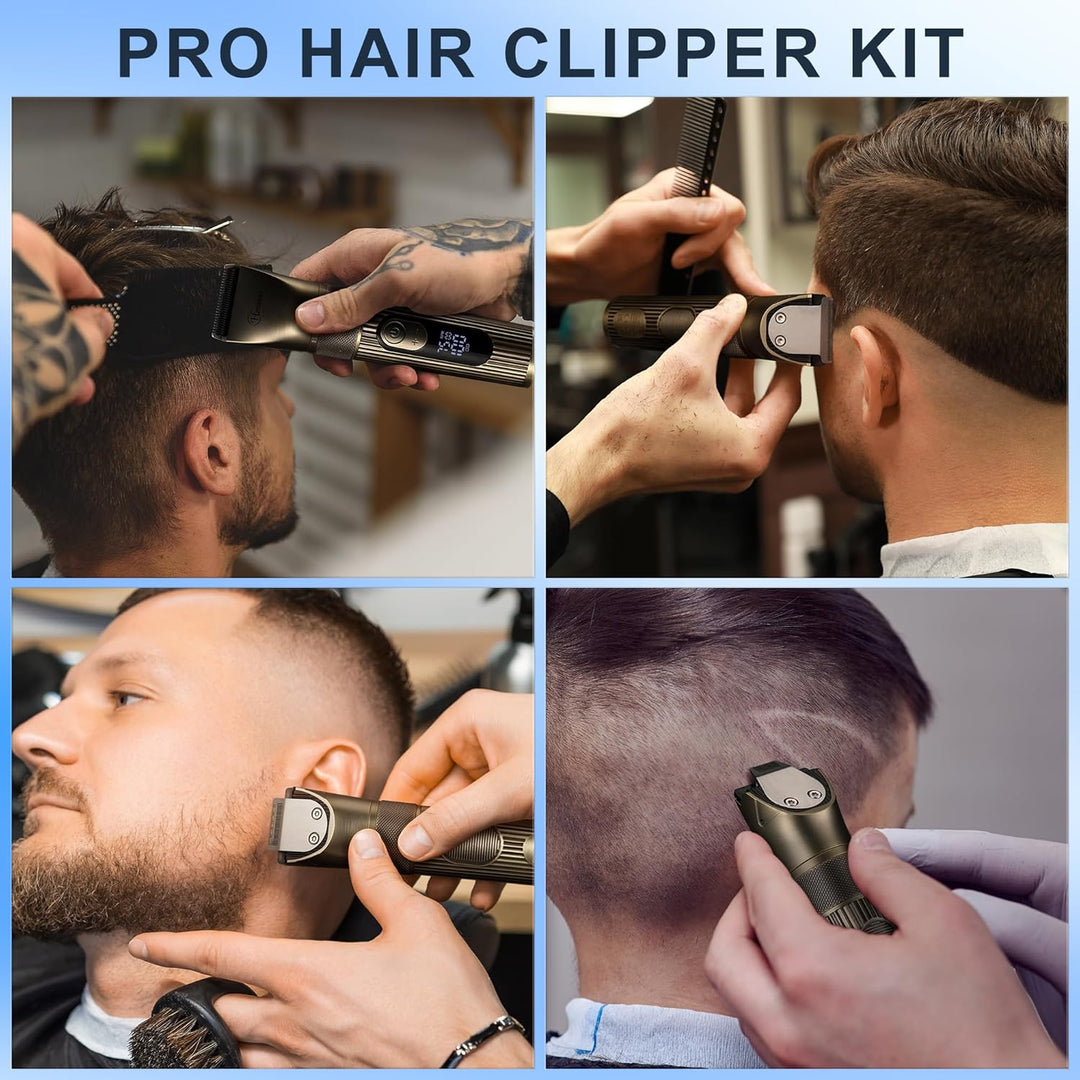 Hatteker Herren Bartschneider Professionelle Akku Haarschneider Haarschneider Rasierer Detail Trimme