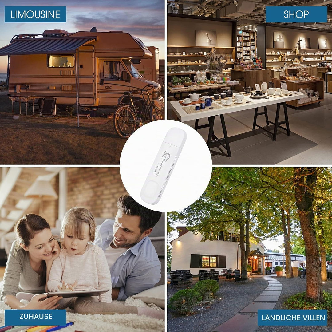 4G LTE USB WiFi Internet Key mit SIM Link Key cat4 150mbps Wreless Modem, Alternative für ADSL, APN-