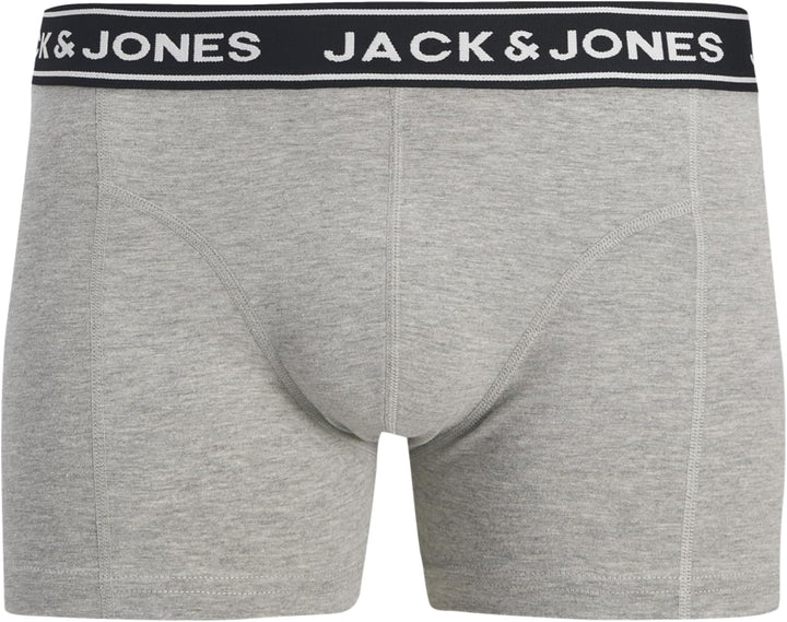 JACK & JONES Male Trunks 5er-Pack Herrenunterwäsche in Grösse XS–XXL S Light Grey Melange, S Light G