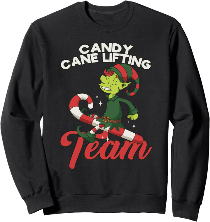 Zuckerstangen-Hochheben Team Elf Zuckerstangen Sweatshirt