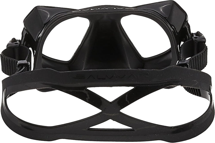 SALVIMAR Noah Tauchmaske Adult Schwarz, Adult Schwarz