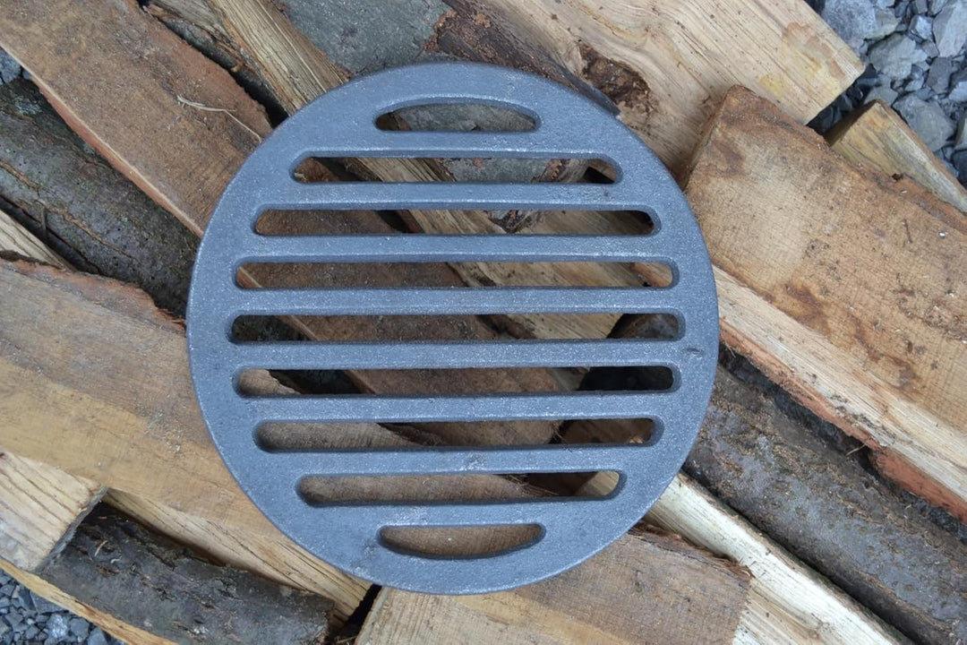 SEZAM Durchmesser Ø24,5 cm Gussrost Ofenrost Rundrost Ascherost Gussrost verschiedene Durchmesser, K