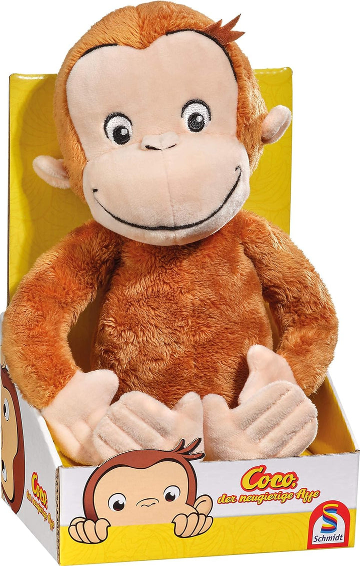 Schmidt Spiele 42740 Coco der neugierige AFFE, Plüschfigur, 26 cm, bunt & 42738 Coco der neugierige