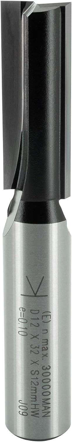 ENT 10526 Nutfräser HW, Schaft (S) 12 mm, Durchmesser (D) 12 mm, NL 32 mm, SL 40 mm, GL 76 mm D=12 /