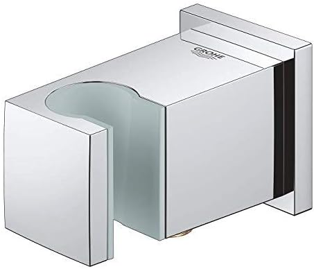GROHE Euphoria Cube - Wandanschlussbogen (1/2", mit Wandbrausehalter, langlebige Oberfläche), chrom,