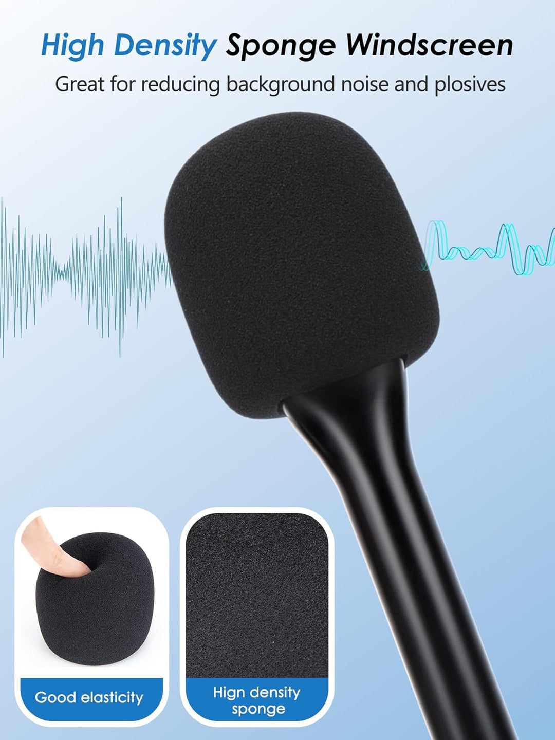 YOUSHARES Handheld Adapter für DJI Mic 3, DJI Mic Mini/1/2, Hollyland Lark M2/A1, Rode Wireless GO 1