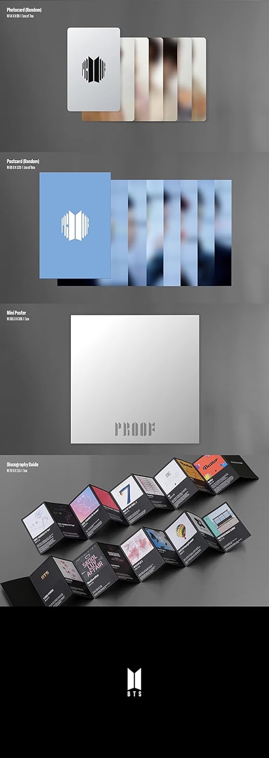 Dreamus BTS BANGTAN BOYS – Proof Standard + Compact Edition [BTS Anthology Album] 6CD+1Faltposter Ex