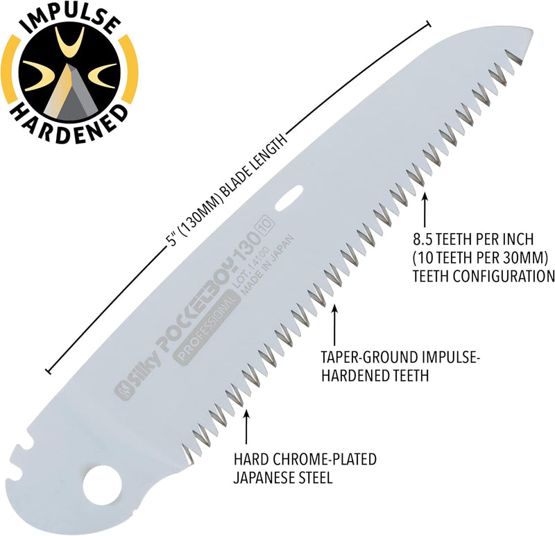 Ersatzblatt Pocketboy 130mm schwarz/mittel 10/30mm 130mm schwarz/mittel Ersatzblatt, 130mm schwarz/m