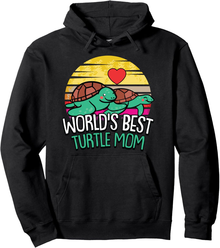 Schildkröte Mama Retro Reptil Haustier Tier Mama Mama Mama Pullover Hoodie