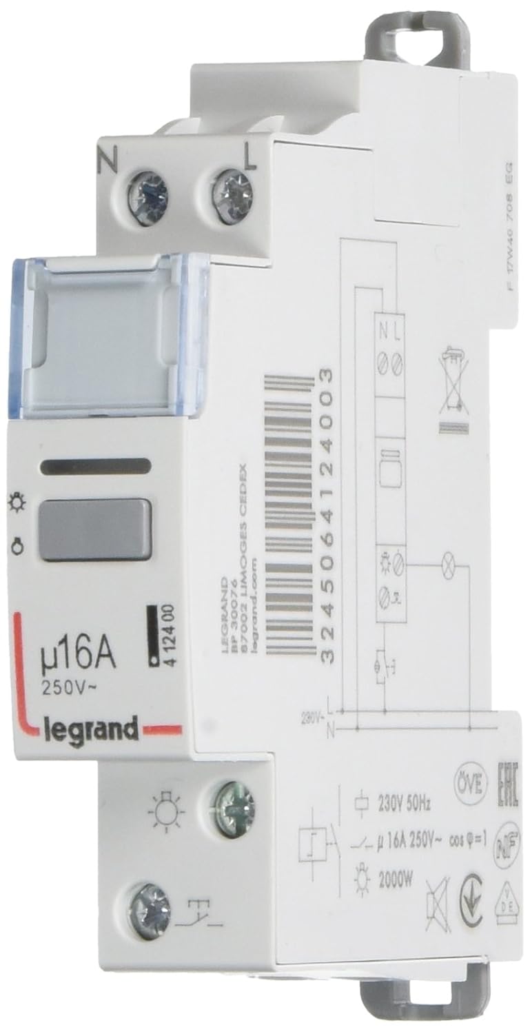 Legrand 412400 CX3 Télerupteur F 16 A 230 V 1 Kontakt