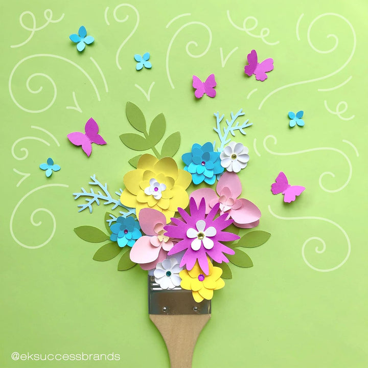 EK Tools EK Punch Lg Confetti Hydrangea Stanzer, Metall, Grau, 7.82 x 15.42 x 3.58 cm, 7.82 x 15.42