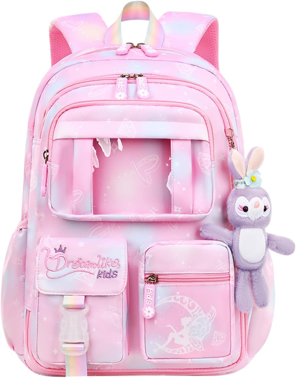 Schulrucksack für Mädchen, Kinder Grundschultaschen Leichte Rucksäcke Kinder Schulranzen Büchertasch