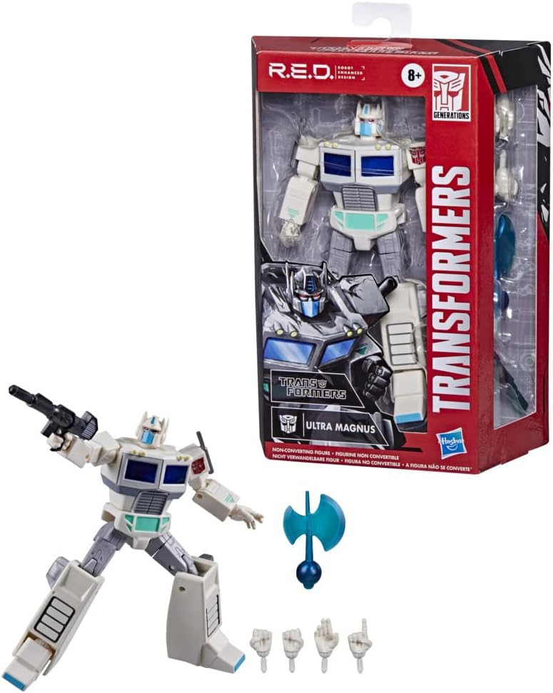 Transformers R.E.D. [Robot Enhanced Design] G1 Ultra Magnus, Nicht verwandelbare Figur, ab 8 Jahren,