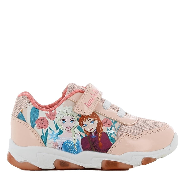 Disney Frozen Schuhe Mädchen 2 bis 8 Jahre, Kinderschuhe mit Anna und ELSA Motiv, Leuchtschuhe Kinde