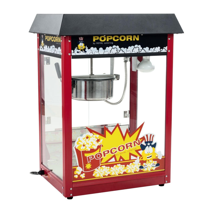 Royal Catering Popcornmaschine Popcornmaker RCPS-16E (1.600 W, Arbeitsleistung 5 kg/h 16 L/h, Topfdu