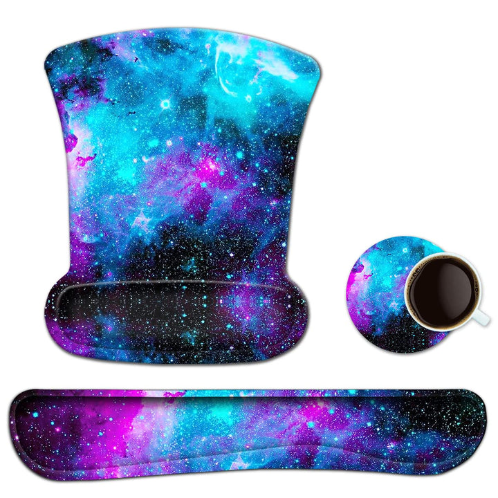 Ergonomisches Mauspad-Set, ToLuLu Cute Gel-Mauspad für Computer-Laptop, rutschfeste Mousepad-Tastatu