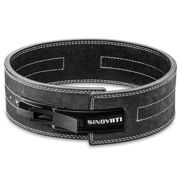 SINOVATI Premium Gewichthebergürtel KDK Gürtel aus Rindsleder mit Schnalle, Weightlifting Lever Belt
