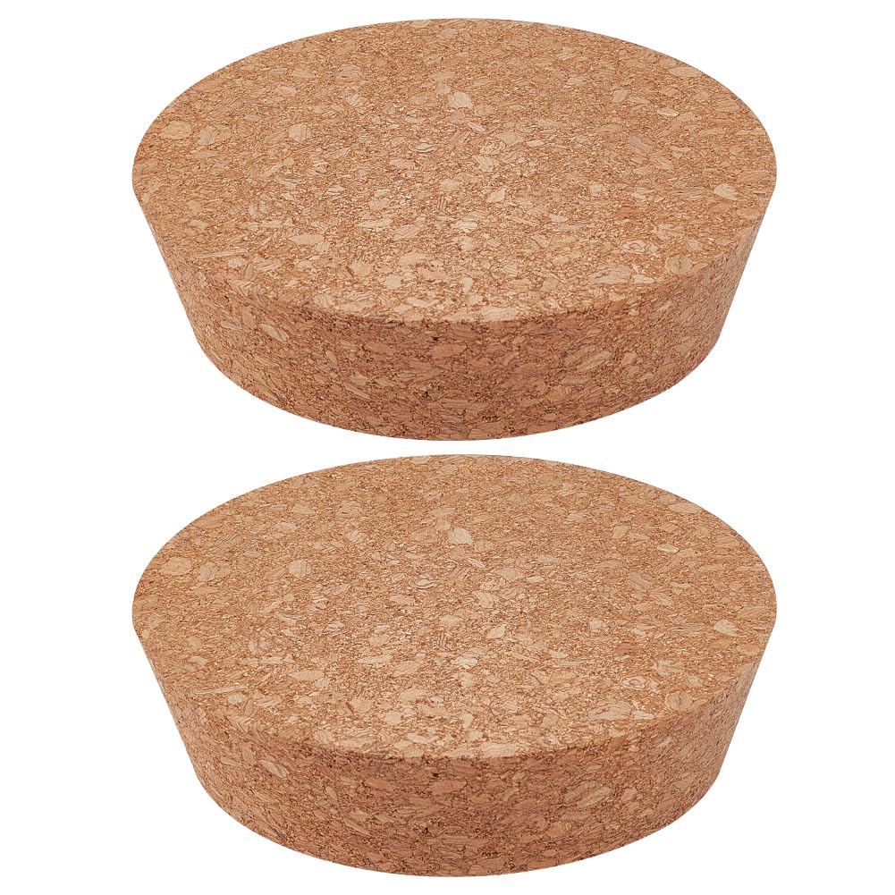 OLYCRAFT 2 Stück Kork-Flaschenverschlüsse 10.5-12cm Konischer Holzkorkenstopfen Holzkorkendeckel Fla