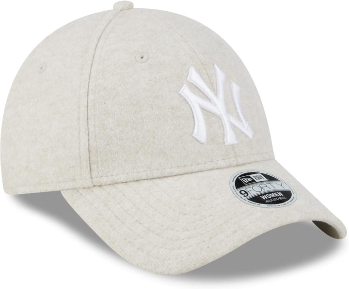 New Era 9Forty Damen Cap - Fleece New York Yankees Stone