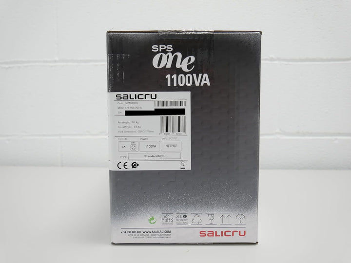 Salicru SPS 1100 ONE BL SAI Línea Interactiva Con 4 Salidas Schuko 1100VA 600W