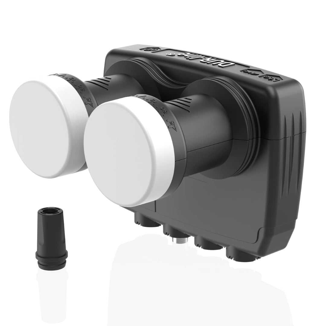 DUR-line 6° Monoblock Unicable LNB - Astra 19,2°E + Hotbird 13°E - 24 Teilnehmer &amp; 2 Satelliten (MB6