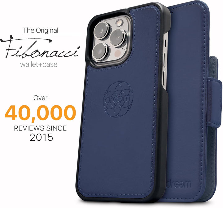 Dreem Fibonacci iPhone 14 Pro Geldbörsen-Hülle / 2-in-1 Stossfestes MagSafe Case und abnehmbares Lux