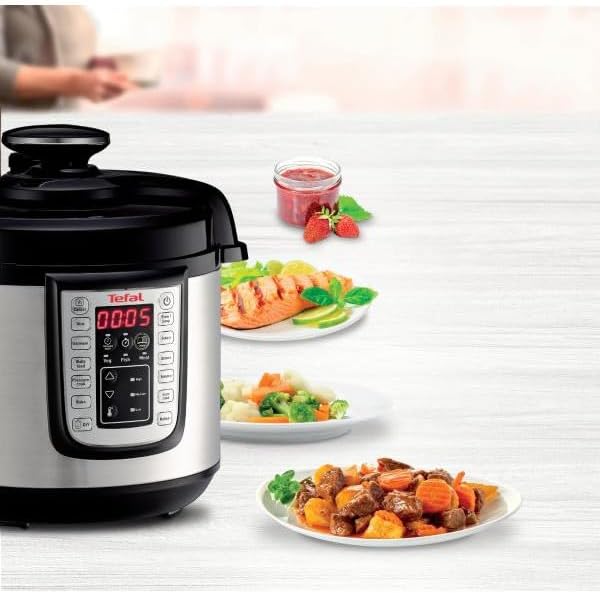 Tefal CY505E Fast & Delicious Multikocher | elektrischer Schnellkochtopf|25 Automatische Programme|F
