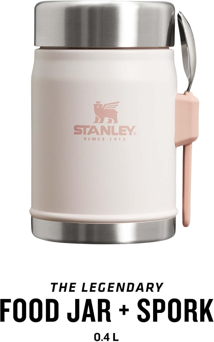 Stanley Classic Legendary Thermobehälter für Essen mit Göffel 400 ml - Hält 7 Stunden Heiss oder Kal