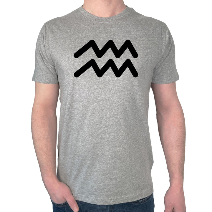 Herren T-Shirt Wassermann Sternzeichen Zeichen Geschenk Oberteil Grösse S-3XL Bio Baumwolle Fairtrad
