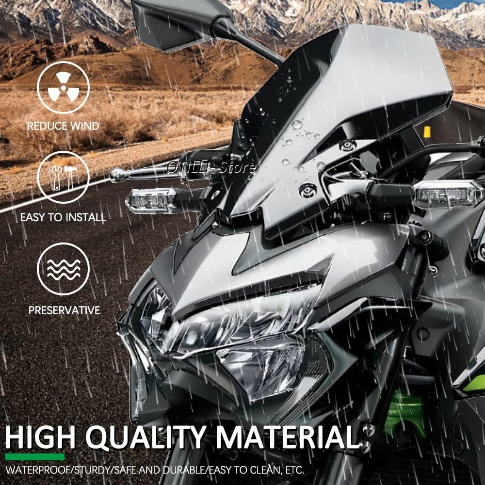 Motorrad-Zubehör für Kawasaki Z900 Z650 Windschutzscheiben-Windschutzscheiben-Luft-Windabweiser 2020