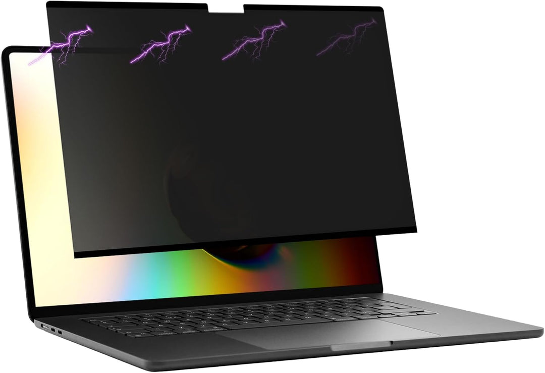 kwmobile Sichtschutzfolie für Apple MacBook Air 13 M4 2025 A3240 Folie - Blickschutzfolie Privacy Sc