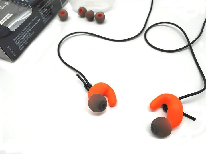 Beretta Silikon Ohrstöpsel Mini Headset E2 passiver Gehörschutz Jagd, Forst, Schiessen (Grelles Oran