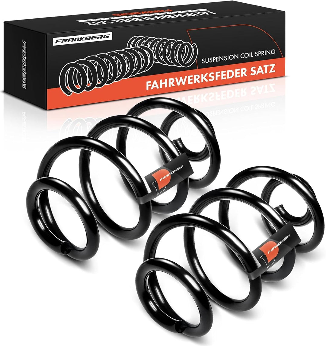 Frankberg 2x Federn Fahrwerksfeder Hinterachse Kompatibel mit Clio III BR0/1 CR0/1 1.6L Schrägheck 2