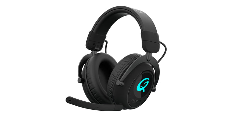 Qpad QH900 Wireless Gaming Headset Stereo kabellose Esports-Kopfhörer, schwarz