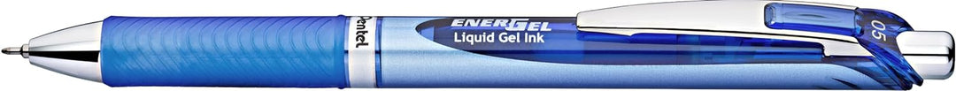 Pentel BLN75-C Gel-Tintenroller EnerGel mit Druckmechanik und Nadelspitze 0,5 mm 12 Stück, blau 12 S