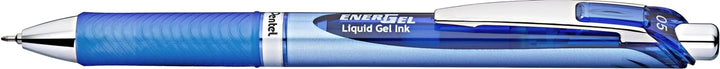 Pentel BLN75-C Gel-Tintenroller EnerGel mit Druckmechanik und Nadelspitze 0,5 mm 12 Stück, blau 12 S