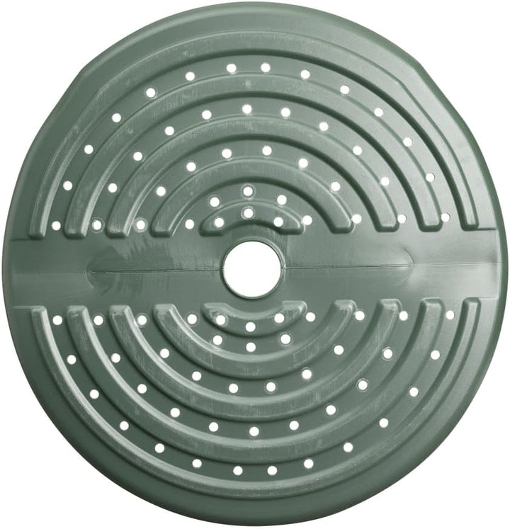 Elho Green Basics Komposter 200L Boden Platte - 100% Recyceltem Plastik - L 68.9 x B 69.9 x H 8.0 cm