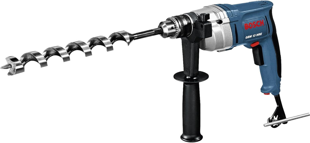 Bosch Professional Bohrmaschine GBM 13-HRE (Zusatzhandgriff, Zahnkranzbohrfutter 1,5 - 13 mm, im Kar