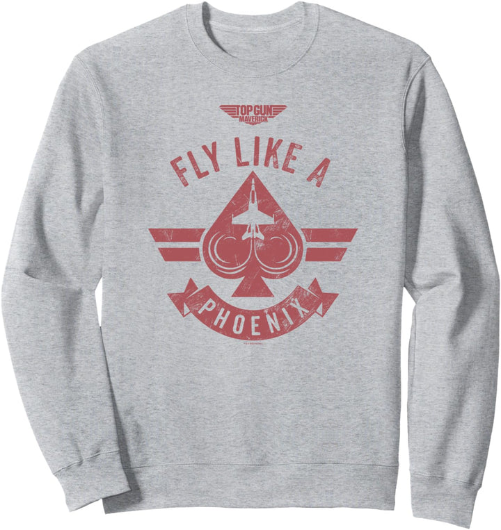 Top Gun: Maverick Fly Like A Phoenix Spade Card Logo Sweatshirt