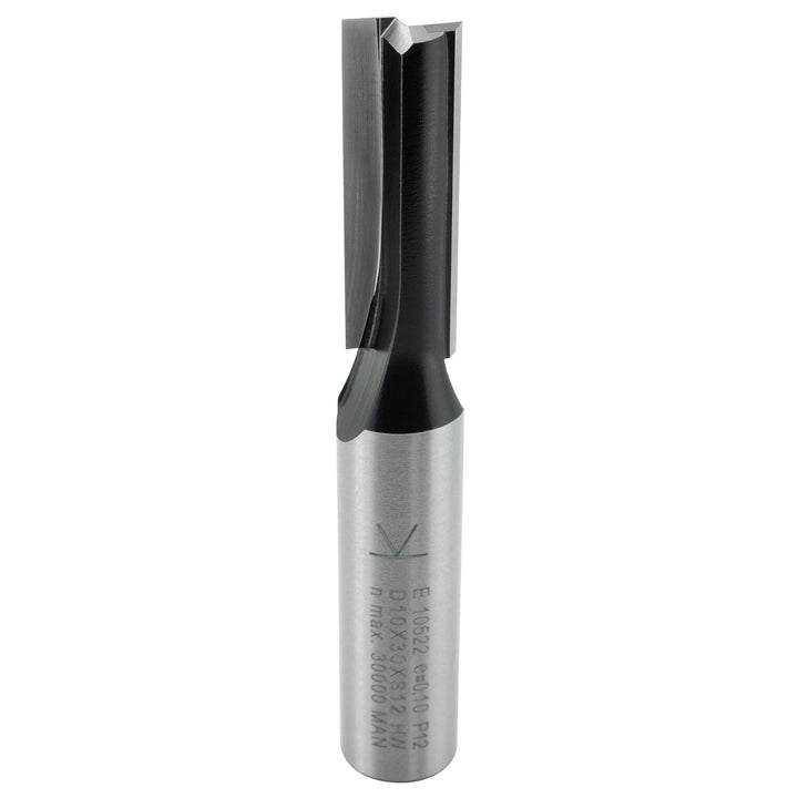 ENT 10522 Nutfräser HW, Schaft (S) 12 mm, Durchmesser (D) 10 mm, NL 30 mm, SL 40 mm, GL 76 mm D=10 /