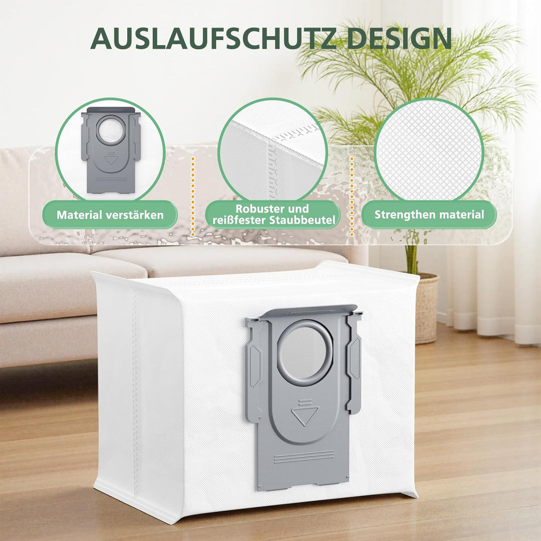 8 Pack S8+/Q7 Max+/Q8 Max+ Staubbeutel kompatibel mit Roborock S8 Pro Ultra /S7 MaxV Ultra /S7 Pro U